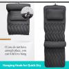 Full Body Bath Pillow, Bathtub Pillow, Spa Bath Pillow for Head, Neck, Shoulder and Back Support with Comfortable Three-Dimensional Air Mesh and 13 Strong Suction Cups for Women's Relaxation,Grey view 4
