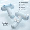 Bath Jets for Tub,Portable Bath Spa Massager with Jet&Bubble Modes,3-Speed Adjustable Dual Nozzles Rechargeable Bathtub Bubble Jet for Muscle Relaxation,Bathtub Jacuzzi at Home view 3