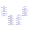 20pcs Self-adhesive Boat Shape Collar Sweat Pads Non-woven view 1