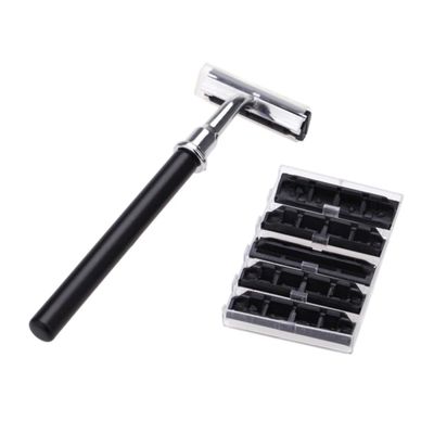 GALPADA Hand Shaver Razor Kit for Men with Heavy Shaving Soap Bowl Durable Brush and Rust Stand present for Dad Boyfriend or Husband Easy Control and Smooth Shaving Experience