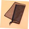 10 pcs Portable Mesh Storage Bags for Bath Products Lightweight and Carrier for Gym Travel Beach and Camping for Organizing Toiletries Black view 3