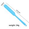 6Pcs silicone wax applicator Non-stick Waxing Applicator Hair Removal Sticks Applicator Spatula Reusable Hard Wax Scraper for Home Salon Body Use (Blue) view 2