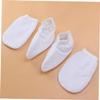 FRCOLOR 2pairs Cover Therapy Insulated Gloves for Hand Foot Paraffin Wax Gloves Washable Mitts Snap Closure for Heat Therapy view 4