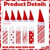 25 Sets Christmas Lip Balm Gifts Bulk with Mini Santa Hats Peppermint Christmas Party Favor for Women Candy Cane Stocking Stuffer Gifts for Guest Cute Xmas Decoration Party Supplies for Employee Staff view 2