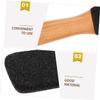 WOFASHPURET 3PCS Foot Exfoliator Durable Silicon Carbide Foot Pumice Stone Scrubber for Dead Skin Removal Shower Friendly view 3