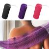 3 Pack Net Sponge with Knots, Long Net Bath Sponges, Shower Body Scrubber, Back Scrubber Skin Smoother, Body Wash Cloth for Smooth Skin, Daily Shower Routine & Traditional Bathing Accessories  view 2