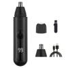 Ear and Nose Hair Trimmer Clipper for Men Women, USB Rechargeable Professional Painless Eyebrow & Facial & Ear & Nose Hair Trimmer, LED Display Dual Edge Blades for Easy Cleansing view 1