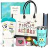 2025 Retirement Gift Set for Women - 12PCS Luxury Bundle with Tote Bag, Makeup Pouch, Tumbler, Candle & More - Perfect Going Away Gifts for Coworkers, Teachers, Nurses, Boss & Friends - (Green) view 1
