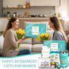 2025 Retirement Gift Set for Women - 12PCS Luxury Bundle with Tote Bag, Makeup Pouch, Tumbler, Candle & More - Perfect Going Away Gifts for Coworkers, Teachers, Nurses, Boss & Friends - (Green) view 3