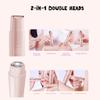 NEXZON Women's Electric Shaver, Electric Razor for Women with Digital Display, Dual-Head Bikini Trimmer, 2 in 1 Razor, Trimmer Shaver 2-in-1, Wet/Dry, Compact Travel Ready view 2