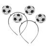 NIYANGLE 2pcs Soccer Headbands for Women Fun Football Game Accessories Lightweight Hair Boppers for Sports Events Stylish Athletic Hair Accessories for Soccer Theme Parties view 1