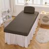 LDLCYCN Brown,80 * 190cm, Waterproof Massage Bed Cover PU Leather Oilproof Massage Table Fitted Sheet with Elastic Band All-Round Wrap Spa Bed Cover for Grafting Eyelash Bed Massage SPA Beauty view 1