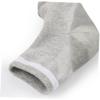 Beaupretty 4pairs Unisex Breathable Ankle Socks Moisturizing Gel for Heel Protection Grey view 2