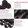 Body Wave Bundles Human Hair 14 16 18 Inch 100% Unprocessed Brazilian Human Hair 3 Bundles For Black Women Body Wave Hair Extensions Natural Color view 3