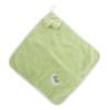 CAXUSD Cartoon Animal Hand Towels for Boy Girl Soft Coral Fleece Quick-Drying Hair Wraps Multi-Functional Face Washcloth for Toddlers and Newborns Adorable Designs Avocado Green view 1