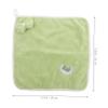 CAXUSD Cartoon Animal Hand Towels for Boy Girl Soft Coral Fleece Quick-Drying Hair Wraps Multi-Functional Face Washcloth for Toddlers and Newborns Adorable Designs Avocado Green view 2