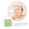 CAXUSD Cartoon Animal Hand Towels for Boy Girl Soft Coral Fleece Quick-Drying Hair Wraps Multi-Functional Face Washcloth for Toddlers and Newborns Adorable Designs Avocado Green view 3