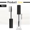 10 Pcs 10ml Empty Mascara Tube and Wand for Castor Oil, Eyelashes Wands with Tube Clear Mascara Container Bottles (Black) view 3