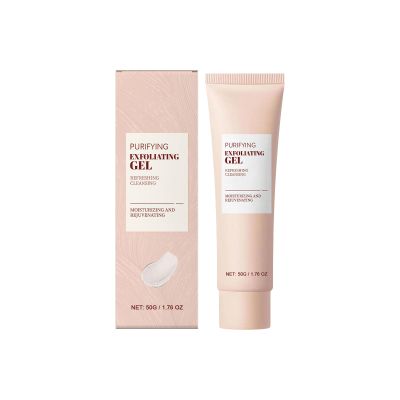 Exfoliating Gel for Face and Body, Gentle Facial Cleanser, Natural Peeling Gel, Deep Cleansing Face Exfoliator, Moisturizing Scrub for Sensitive Skin, Daily Exfoliator for All Skin Types
