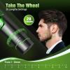 Beard Trimmer for Men: All-in-One Vacuum Mustache Trimmer With Precision Dial,Adjustable 20 Length Setting Premium Facial Hair Groomer with Length Comb USB-C Recharge, Waterproof Wet/Dry Clipper view 3
