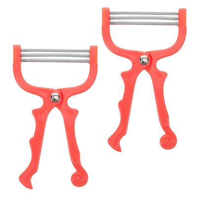 NOLITOY 2pcs Manual Facial Hair Remover Spring Epilator Tool for Women Portable Hair Removal Device for Upper Lip Chin Cheeks Achieve Smooth Skin with Easy Threading