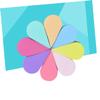 ADOCARN 8pcs Petal-Shaped Facial Cleaning Sponge Puff Set Multi-Color Makeup Powder Applicators for Smooth Skin Care and Daily Cleansing view 3