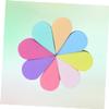 ADOCARN 8pcs Petal-Shaped Facial Cleaning Sponge Puff Set Multi-Color Makeup Powder Applicators for Smooth Skin Care and Daily Cleansing view 4