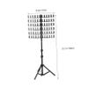 OATIPHO Braiding Hair Rack Adjustable Metal Hair Extension Holder for Dreadlocks Durable Stand Display for Easy Hairstyling for Braiding Techniques view 2