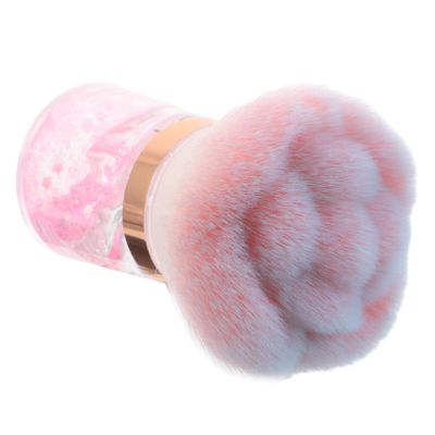 Didiseaon Nail Dust Brush with Soft Bristles Elegant Flower Design for Efficient Dust Removal Portable and Durable Nail Art Tool for Manicure and Makeup Use Lightweight Duster Brush for