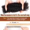 Afro Kinkys Bulk Human Hair 30g/bundle For Braiding Dreadlock Extensions Create Repair Braid Micro Twist Afro Kinky Curly Human Hair Locs Extensions Natural Black 12+12+12 3bundles/pack view 4