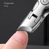 Curved Blade Nail Clippers - Wide Jaw Toenail Trimmer with Splash Guard view 2