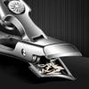 Curved Blade Nail Clippers - Wide Jaw Toenail Trimmer with Splash Guard view 3