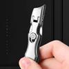 Curved Blade Nail Clippers - Wide Jaw Toenail Trimmer with Splash Guard view 4