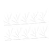Beaupretty 50pcs Replaceable Eyeliner Brush Parts Soft Replacement Brush Tips for Purpose Makeup view 1