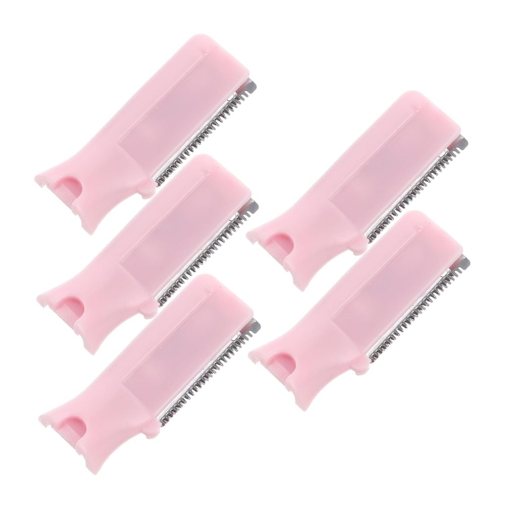 OATIPHO 5pcs Replacement Blades for Eyebrow Trimmer Stainless Steel Scissors for Men Hair Removal