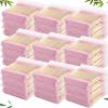 Heigble 5000 Count Bamboo Cotton Swabs Double Buds Organic Cotton Swabs with Tips for Ears Sterile Tipped Applicator Makeup Swab Daily Makeup Eye Cleaning(Round,Pink) view 1