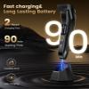 NAUQUOHZ Beard Trimmer for Men-All-in-One Trimmer with Precision Dial - Premium Facial Hair Groomer - Adjustable 20 Length Setting, USB Recharge Dock, Cordless Waterproof Wet/Dry Clipper view 3