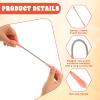 6 Pieces Spring Facial Hair Remover, Portable Stainless Steel Hair Remover Spring Threading Tool for Women Removing Hairs on The Cheeks, Neck, Upper Lip and Chin view 3