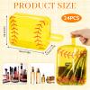 24 Pcs Softball Team Gifts Cosmetic Bags PVC Clear Waterproof Makeup Organizer 7 x 5.5 x 1.8 '' Travel Toiletry Zippered Pouch for Women Coach Party Favors Sport Accessories view 2