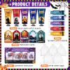 50 Pack Halloween Hand Cream and Lip Balm Set, Bulk Halloween Gifts with Halloween Cards and Organza Bag, Halloween Decorations and Halloween Party Favors Goodies for Women view 2