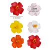 4 Pcs Hawaiian Flower Hair Clips for Women Plumeria Hibiscus Hair Clip Artificial Flower Clips 3.5 Inch Floral Hair Barrettes for Summer Vacation Beach Party Girls Holiday Gifts view 2