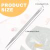 2 PCS Nail Cleaning Cuticle Stick, Stainless Steel, Cuticle Pusher Remover Dead Skin Polish Peeler Cutter, Professional Pedicure Nail Art Care Portable Nails Cleaning Tool for Fingernails Toenails view 2