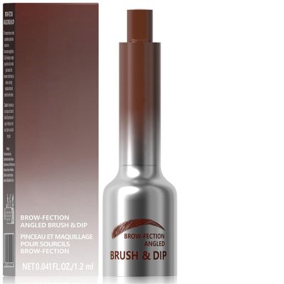 Liquid Eyebrow Brush Angled & Dip Liquid Eyebrow Gel Multifunctional Pressed Wild Eyebrow Pencil Lasting Eyebrow Pen