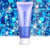 Face Body Glitter - Hair Glitter Sparkles Chunky, Temporary Tattoos Adult, Holographic Face Paint for Singer Concerts Disco Festival Rave, 50ml (Blue Body Glitter) view 1