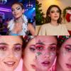Face Body Glitter - Hair Glitter Sparkles Chunky, Temporary Tattoos Adult, Holographic Face Paint for Singer Concerts Disco Festival Rave, 50ml (Blue Body Glitter) view 3