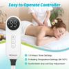Massage Table Warmer Heating Pad Professional SPA Massage Bed Warmer with 9 Hour Timer, 9 Heat Settings, Overheat Protection for Massage Bed & Spa, 30" x 71", with Portable Storage Bag view 2