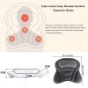 Bathtub Pillow for Neck/Back/Shoulder Support, 6 Non-Slip Suction Cups and Hooks and Soft 4d Breathable Mesh Fabric, Machine Washable Breathable Mesh Quick-Dry Pillow Spa Accessory Gray,Grey1 view 4