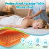 Massage Table Warmer Heating Pad Massage Bed Warmer Pad with 9 Hours Timer, 9 Heat Settings, Overheat Protection for Massage Bed & Spa, Thickened & Soft Fleece, 30" x 71", with Portable Storage Bag view 3