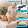 Massage Table Warmer Heating Pad Massage Bed Warmer Pad with 9 Hours Timer, 9 Heat Settings, Overheat Protection for Massage Bed & Spa, Thickened & Soft Fleece, 30" x 71", with Portable Storage Bag view 4