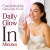 Facial Cleansing Brush Face Scrubber, 7-in-1 Electric Spin Cleanser Brushes with 6 Brush Heads for Deep Cleansing, Gentle Exfoliating, Removing Blackheads, Massaging (White & Pink) view 3